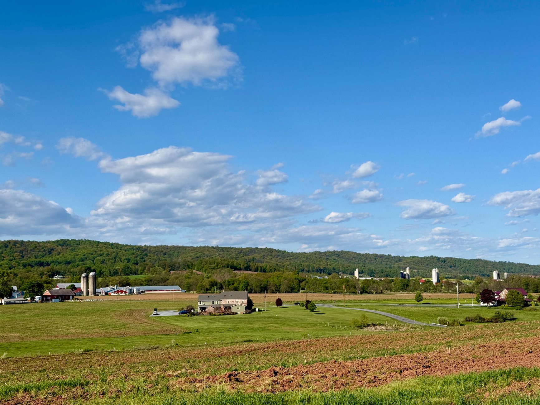 Eastern Shore Maryland cropland near tidal water, representative of Somerset County's working land.