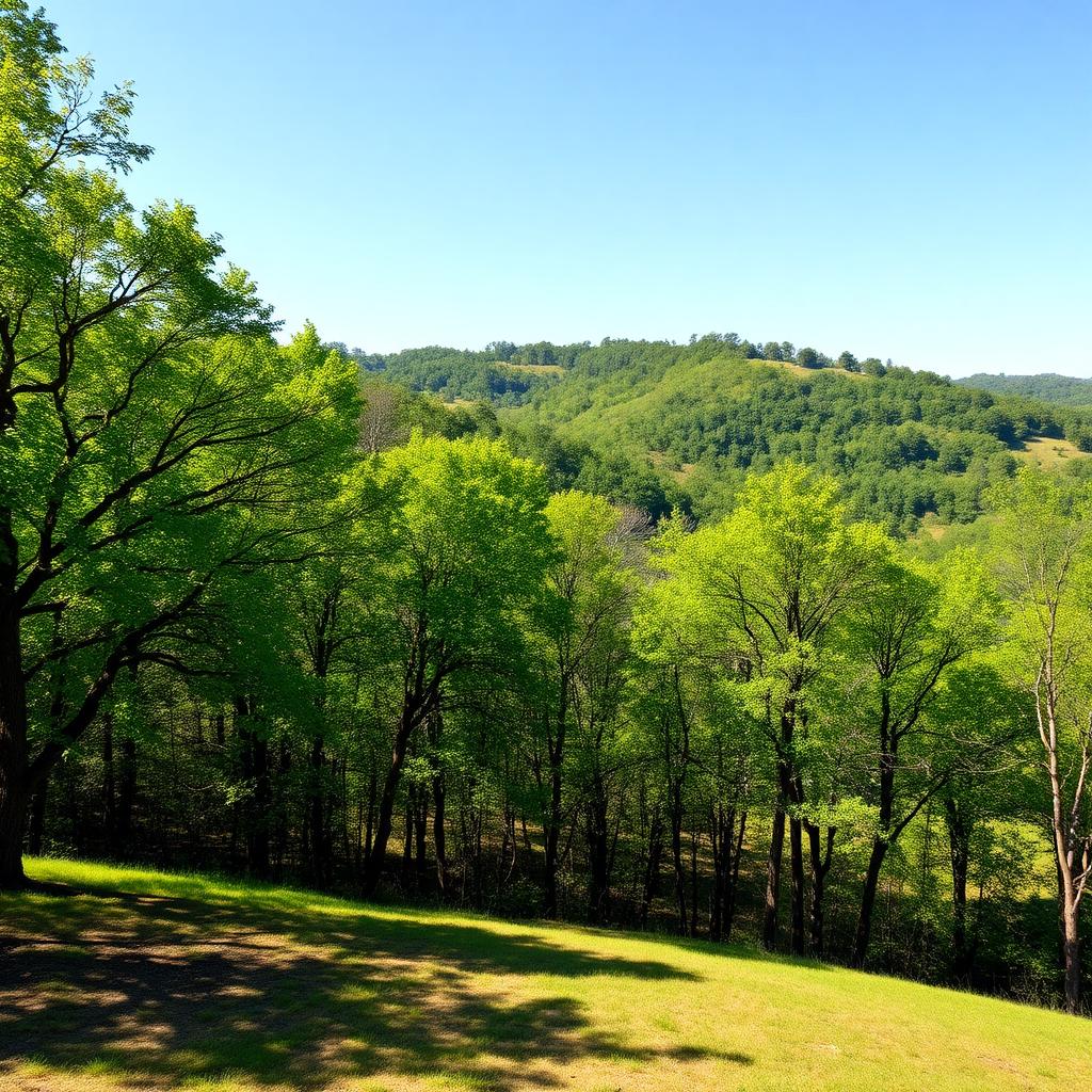 Wooded land lot in Alamance County