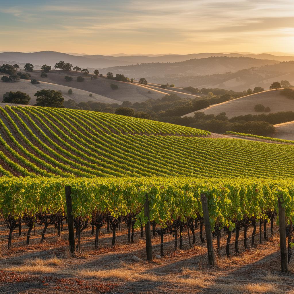 Amador County vineyard in Shenandoah Valley wine country
