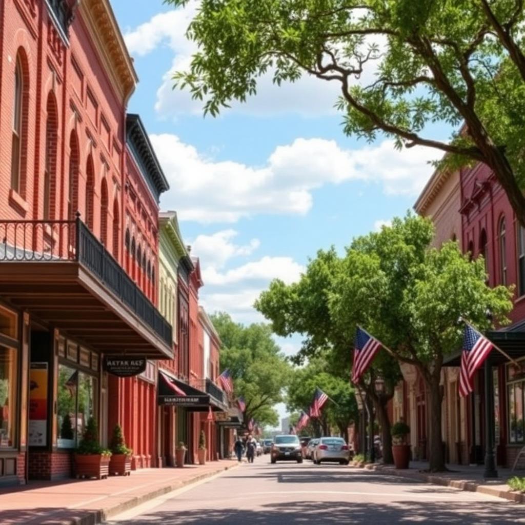 Historic downtown Palestine Texas