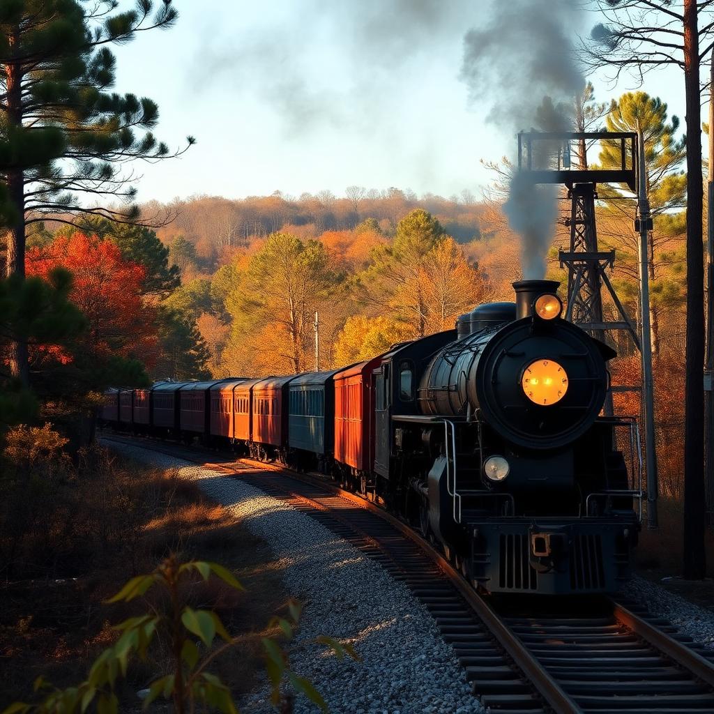 Texas State Railroad in Anderson County