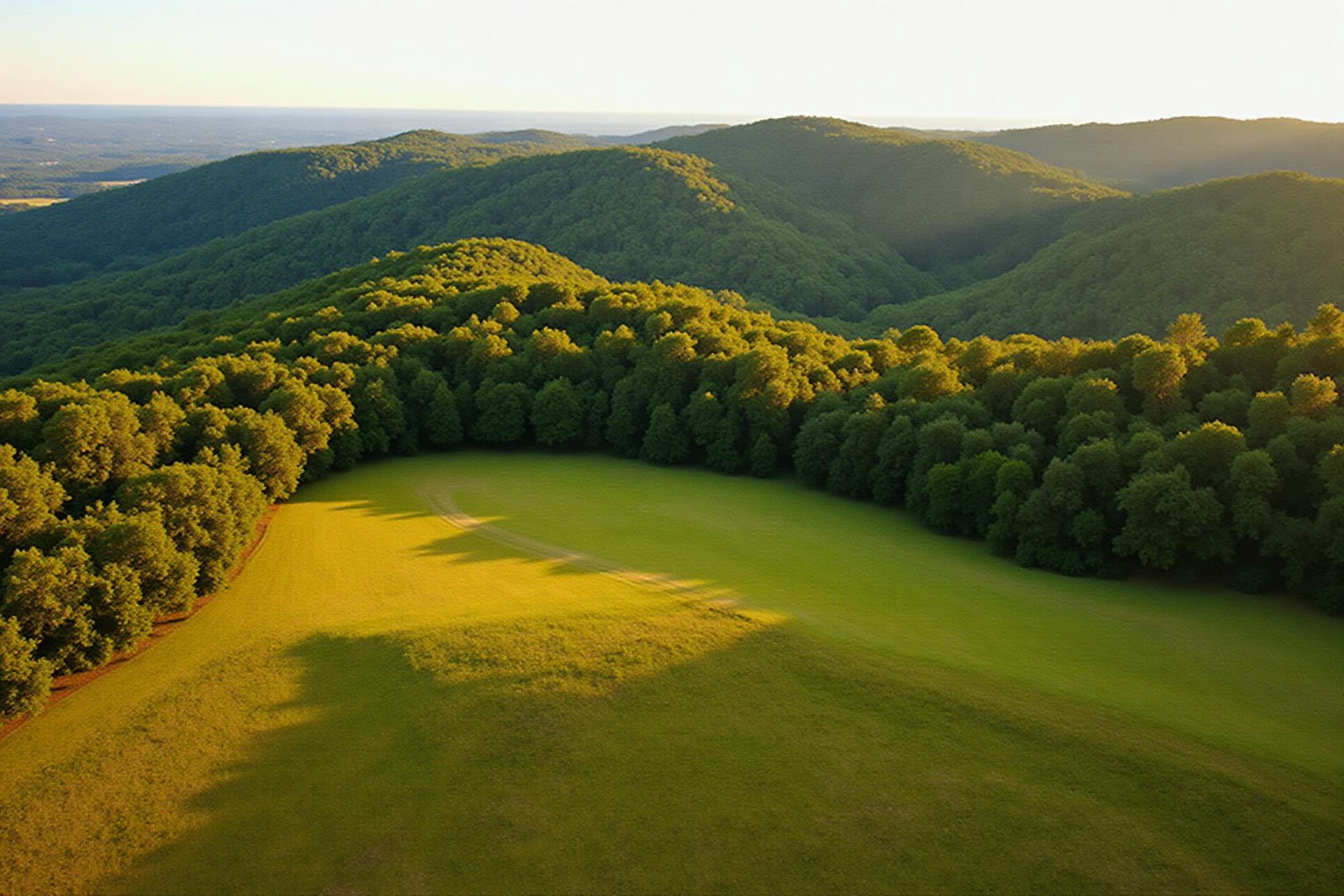 Rolling hills land for sale in Benton County Arkansas