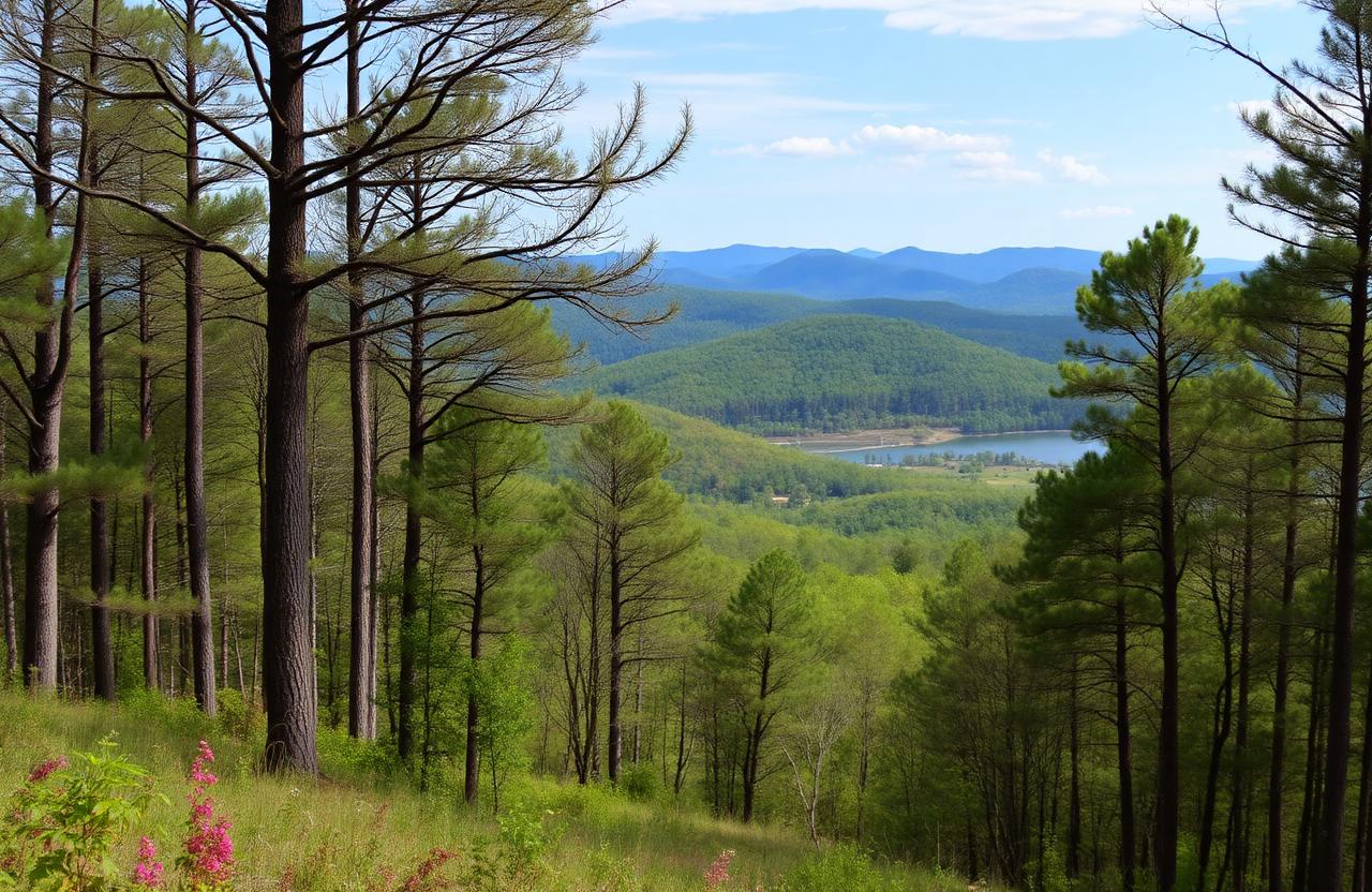 Wooded acreage in Burke County NC