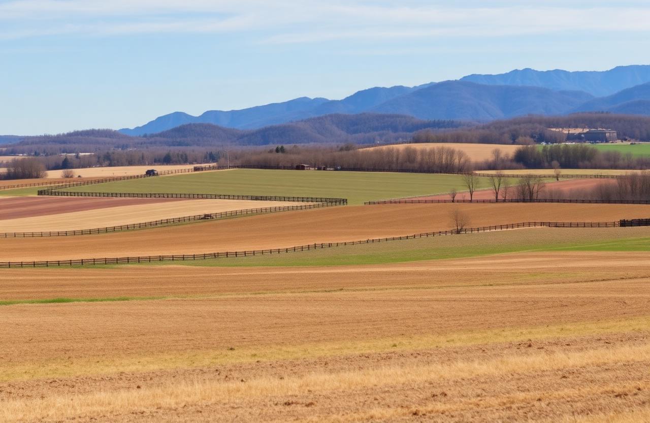Farmland and agricultural land Burke County