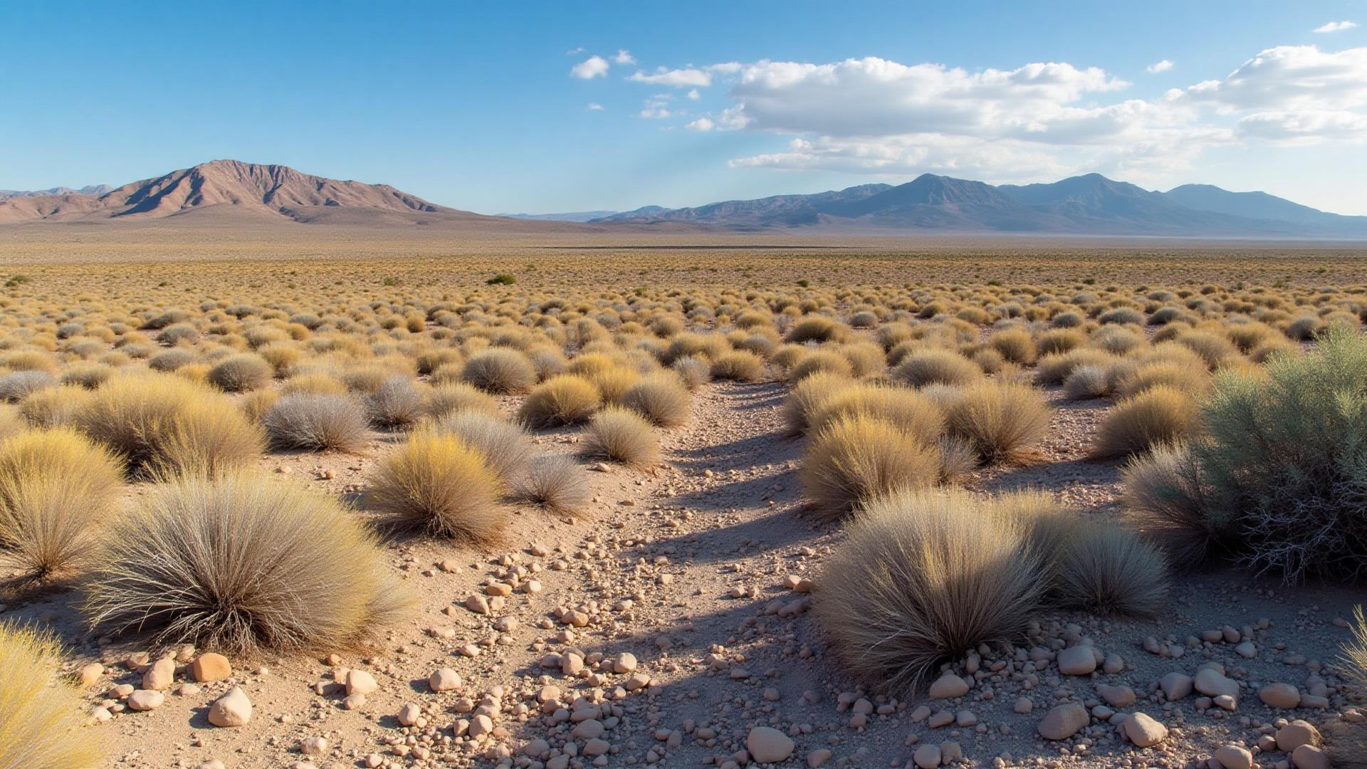 California landscape with mountain views