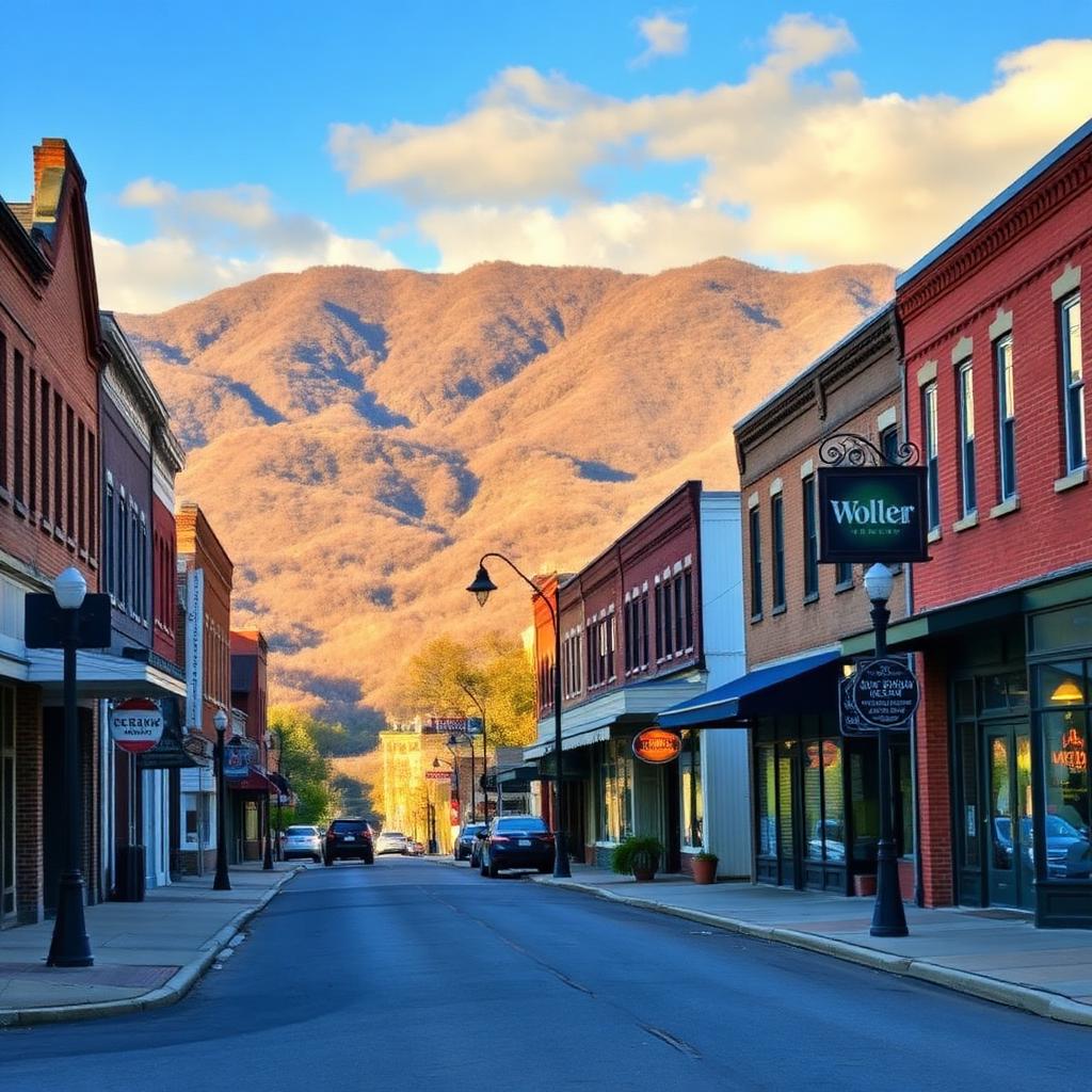 Historic downtown LaFollette, Campbell County seat