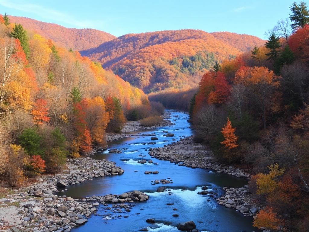 Watauga River in Carter County Tennessee