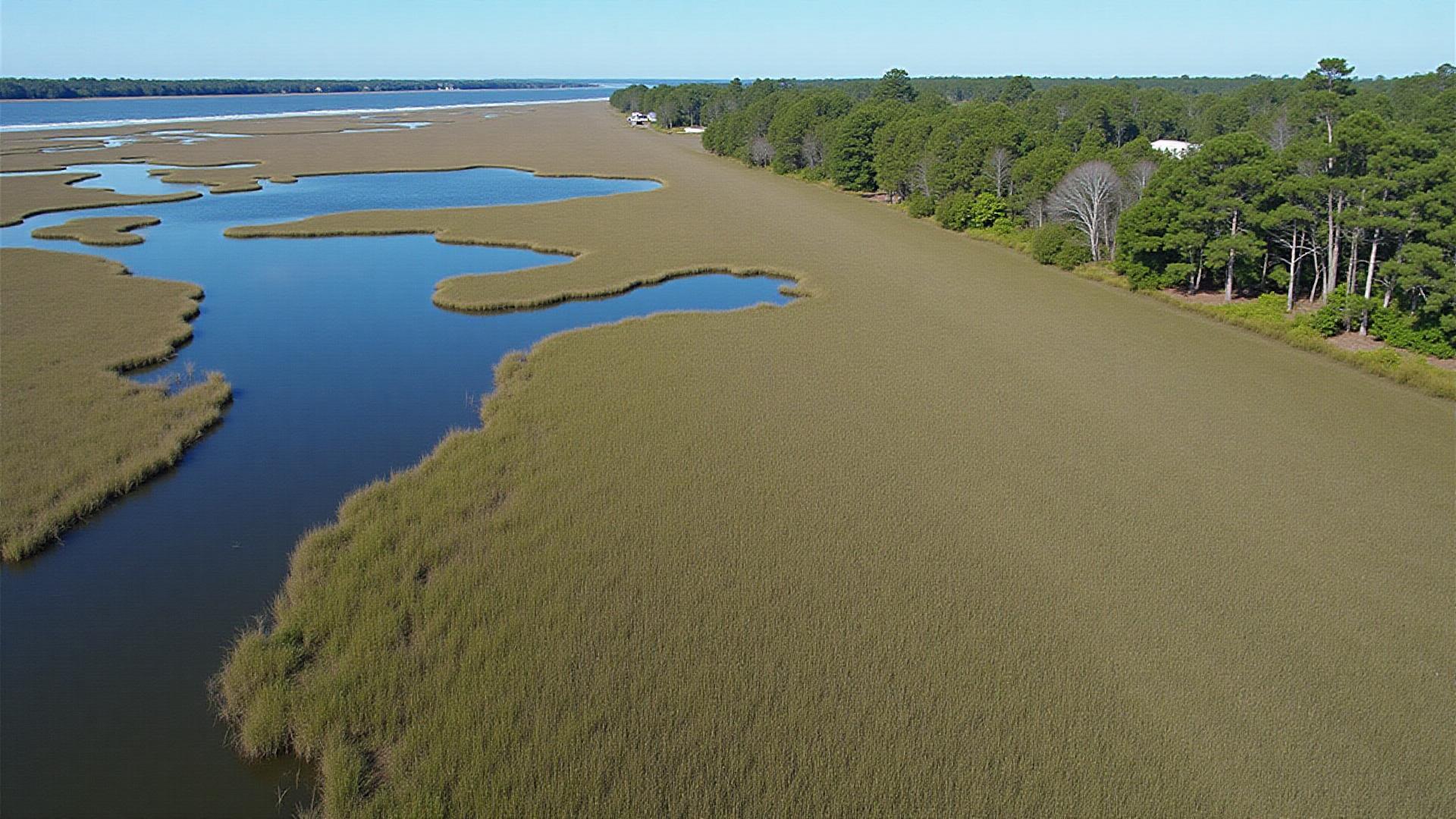 Waterfront land in Carteret County