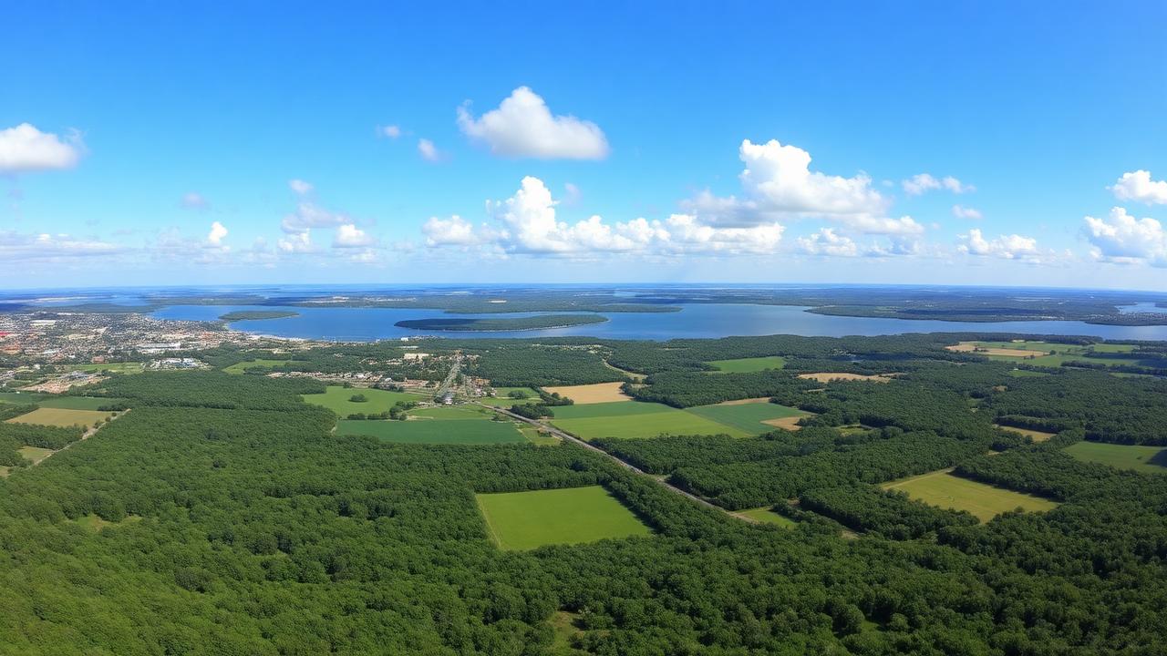 Scenic Cecil County Maryland landscape with Chesapeake Bay