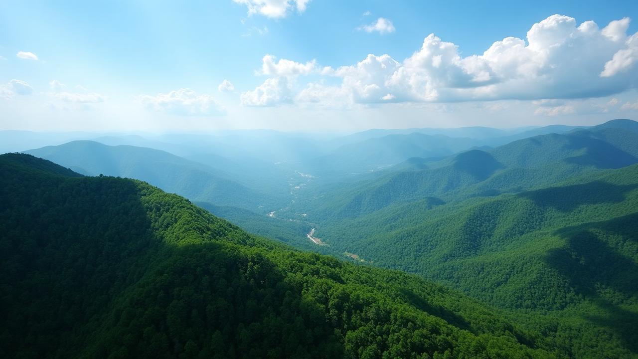 Cherokee County mountain landscape