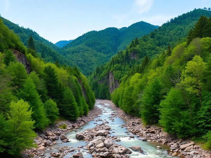 Hiwassee River valley