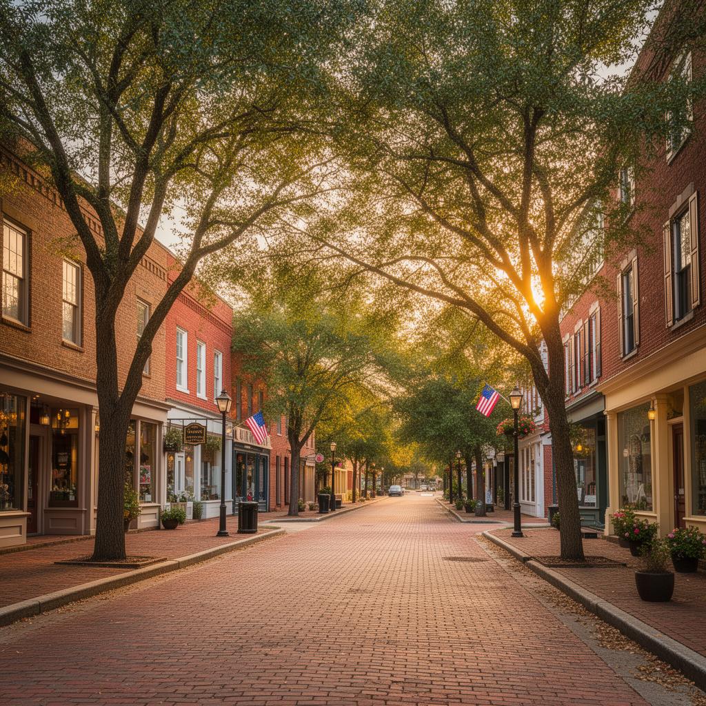 Historic downtown Cheraw, South Carolina