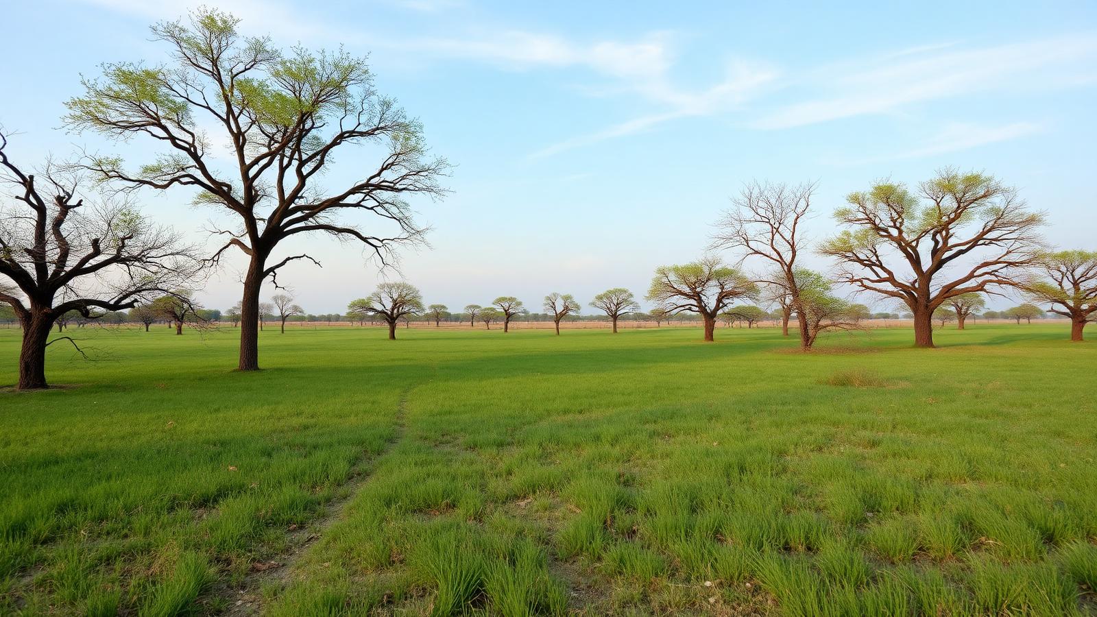 Oklahoma farmland in Cleveland County