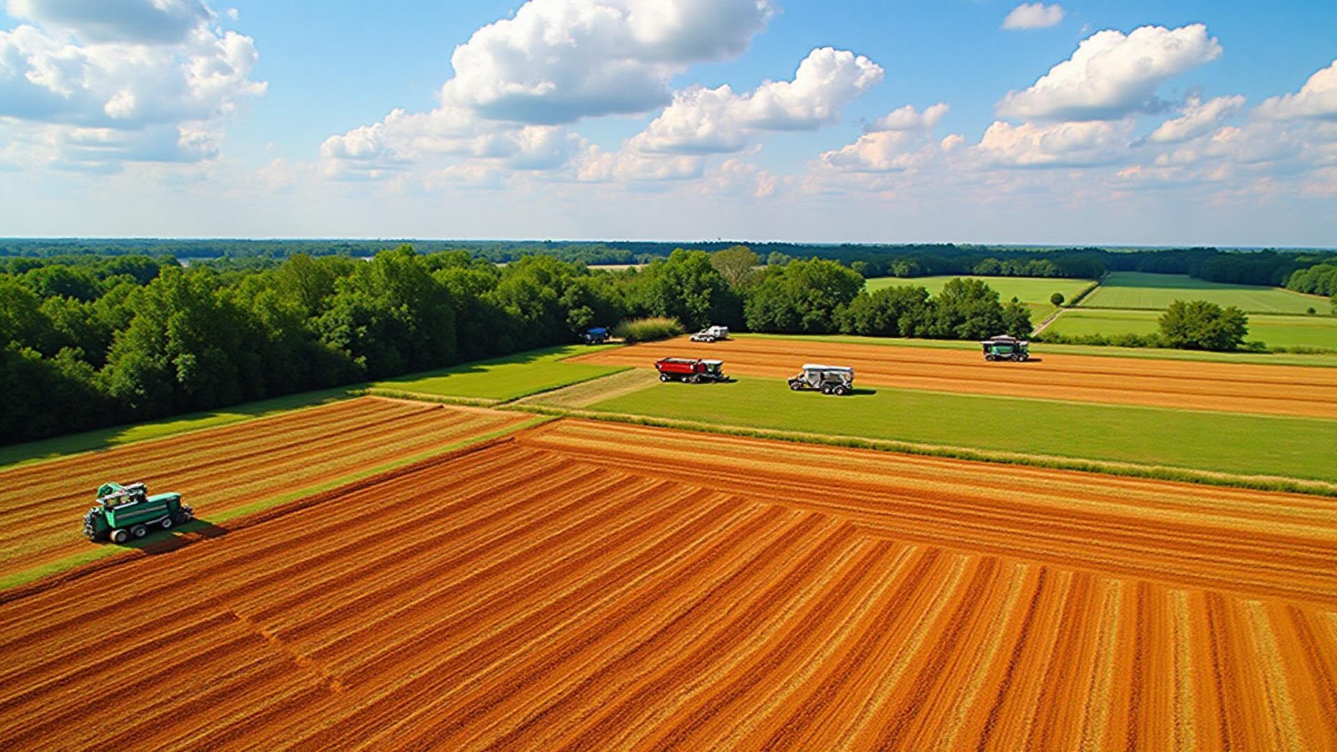Agricultural farmland in Coffee County, Alabama