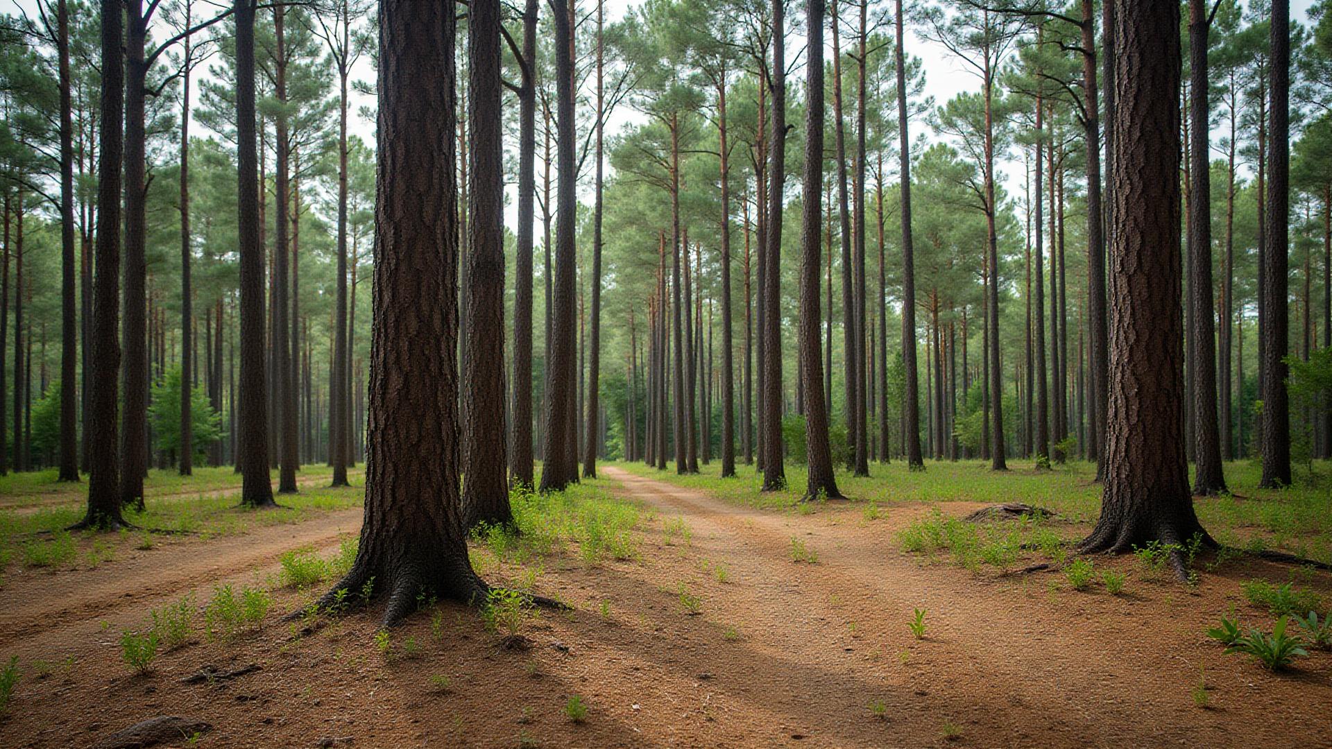 Wooded timberland property in Coffee County