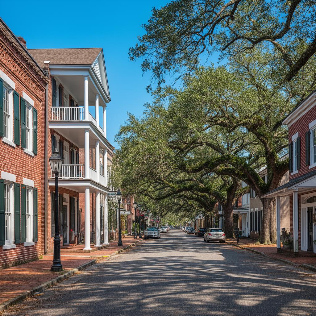 Historic downtown Walterboro, South Carolina