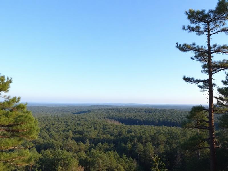 Pine forest timberland in Columbia County Georgia