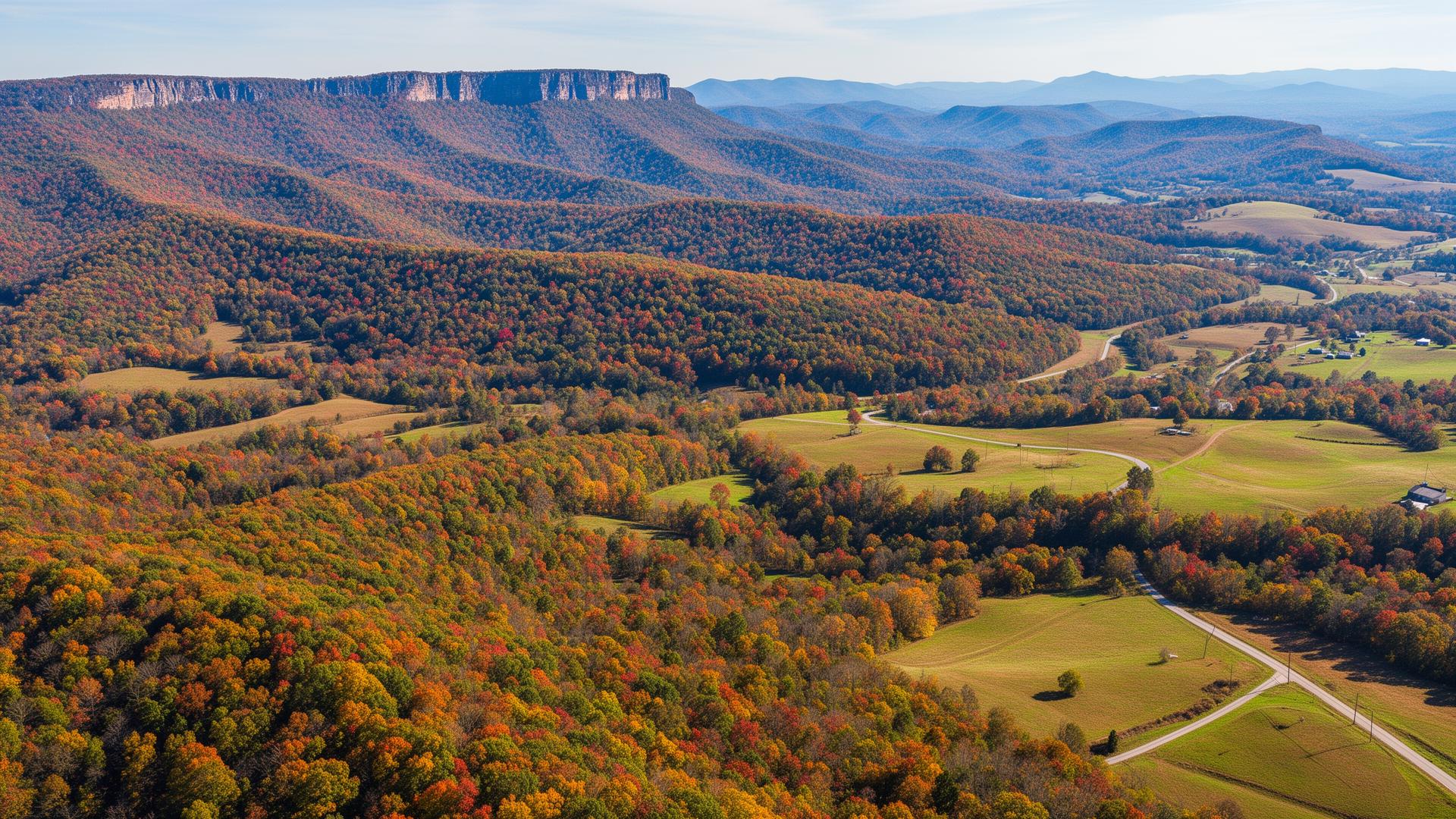 Cumberland Plateau scenic view