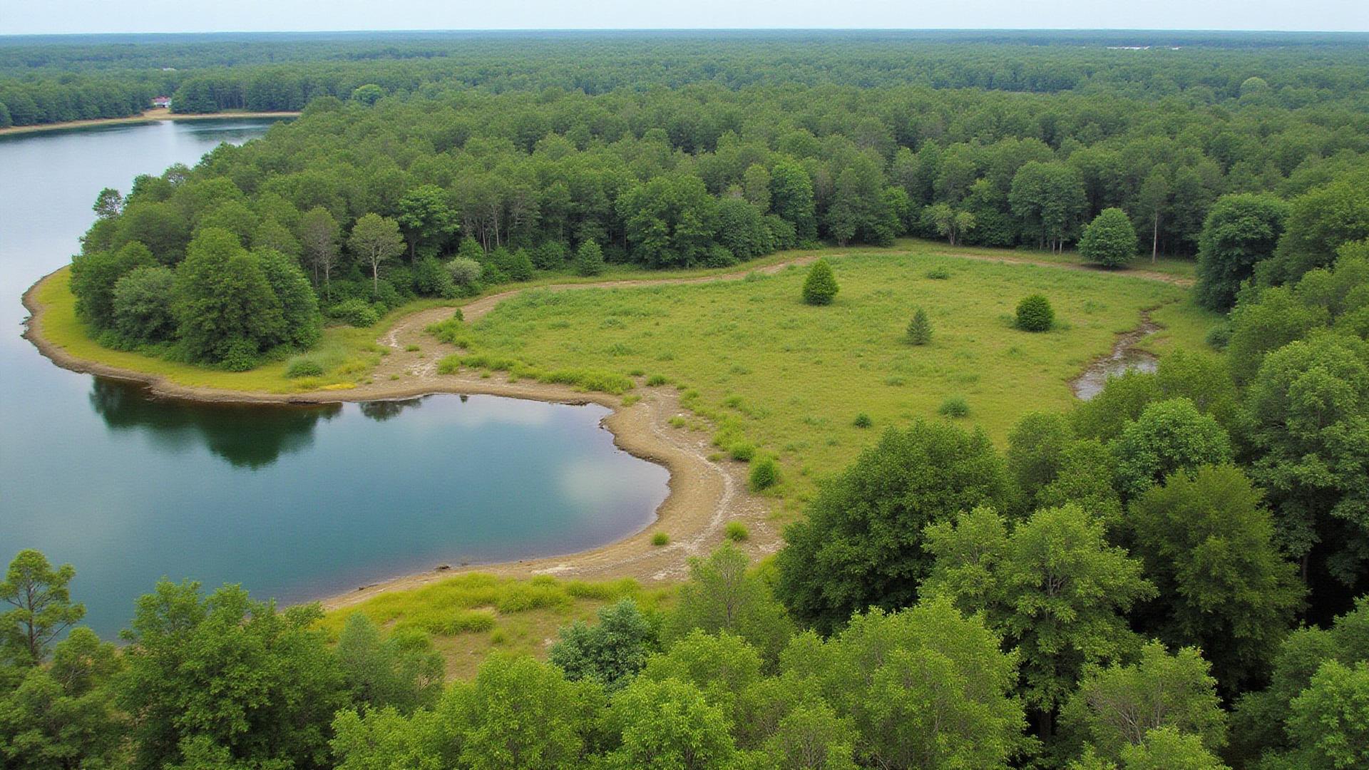 Waterfront land property in Elmore County near Lake Martin