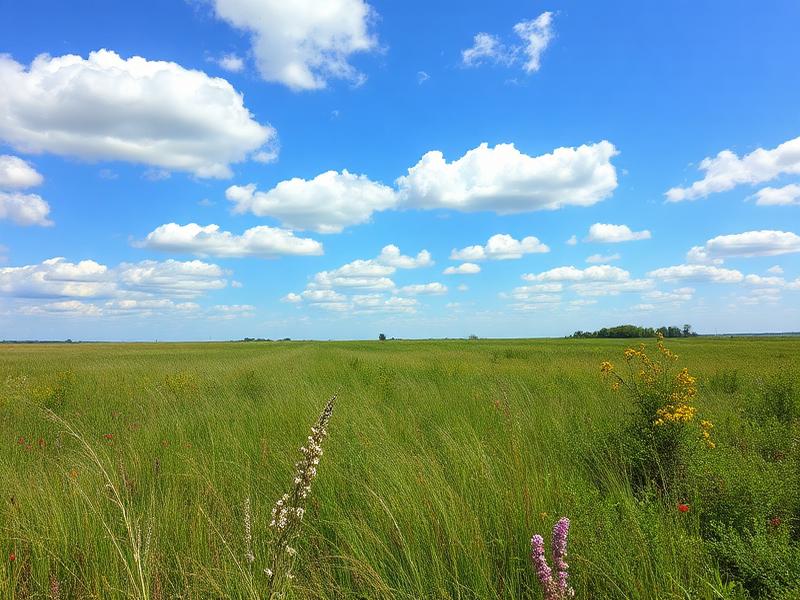 Open meadow land in Faulkner County