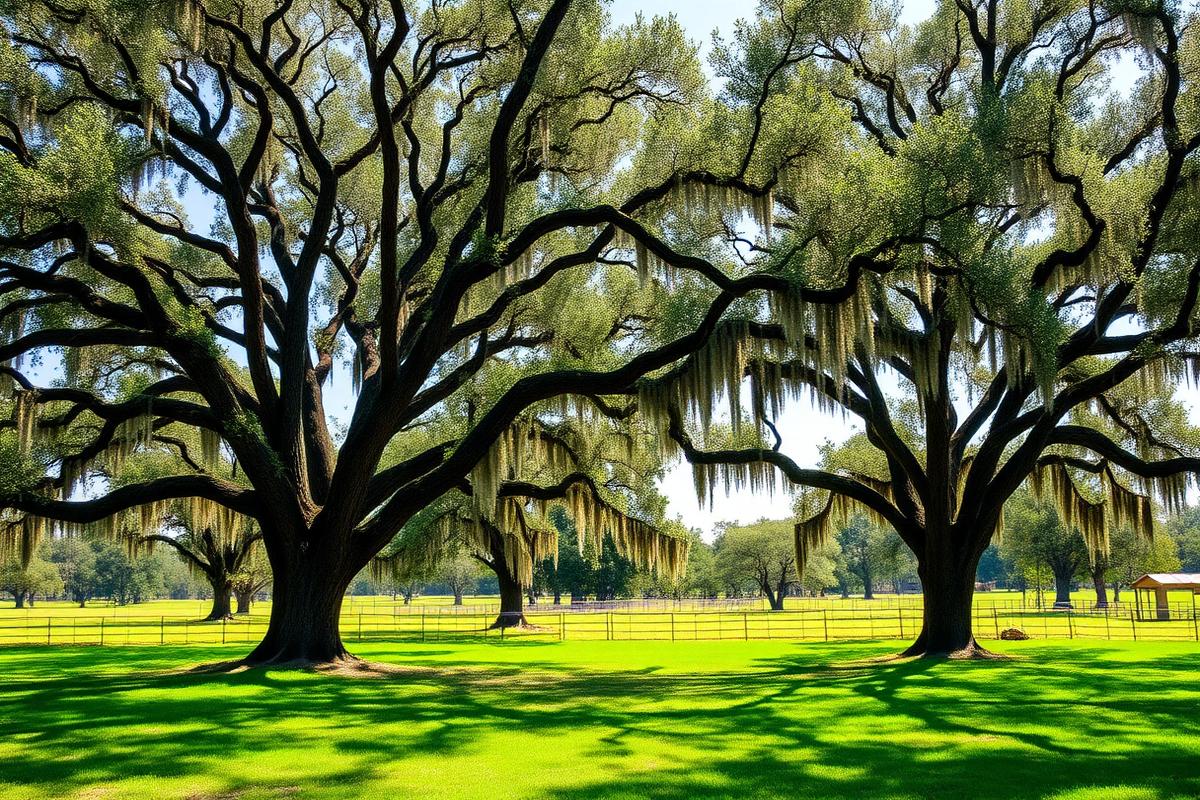 Florida ranch land with live oak trees and Spanish moss, ideal for cash sale
