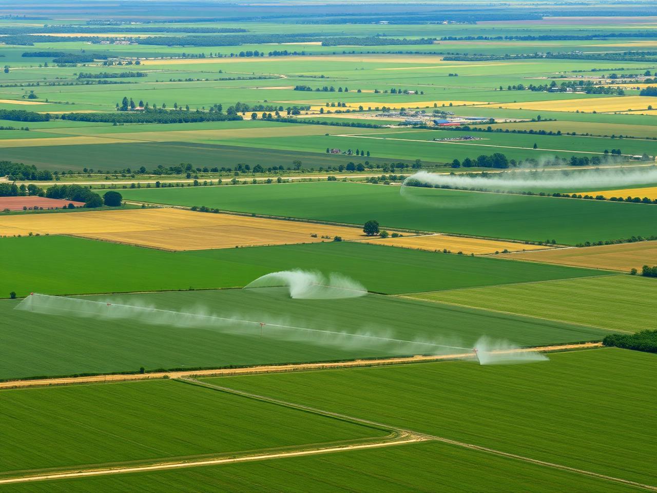 Agricultural farmland in Fort Bend County Texas