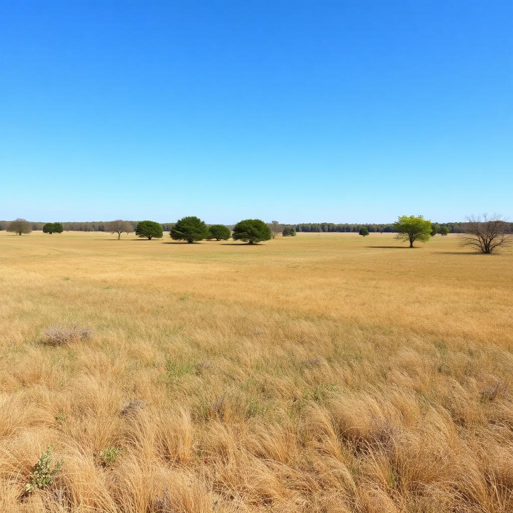 Open prairie land in Garfield County Oklahoma