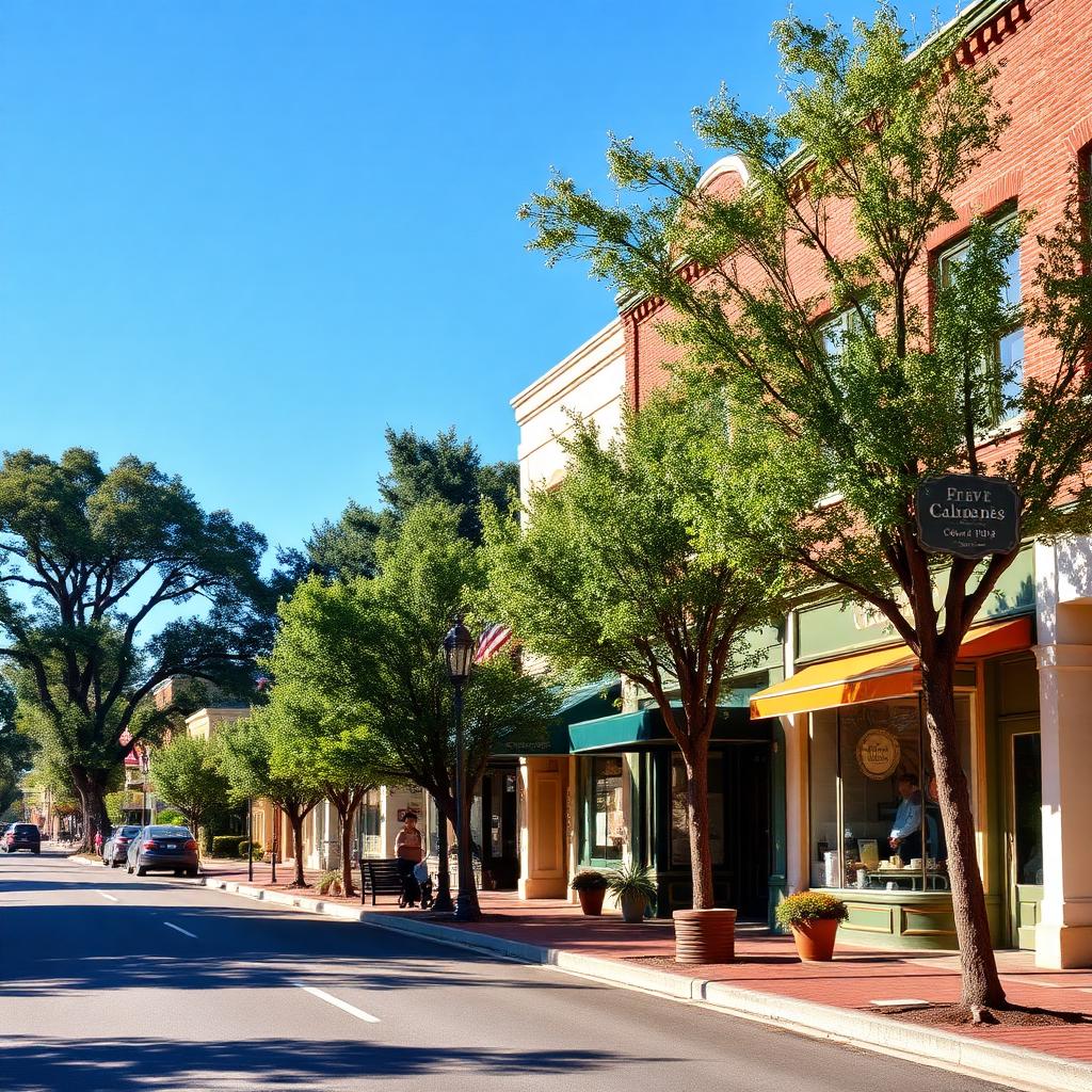 Downtown Calhoun, Gordon County seat