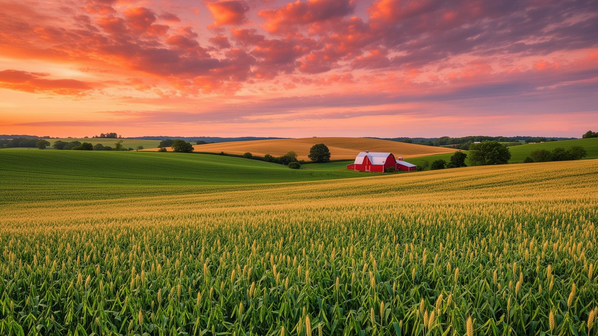 Graves County Kentucky farmland landscape