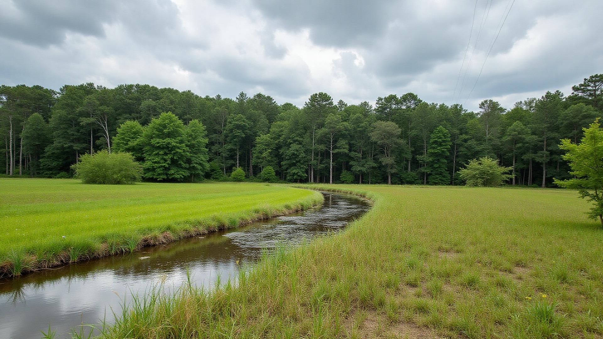 Raw land with creek in Henrico County Virginia