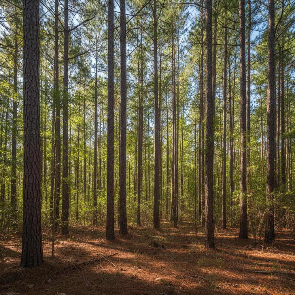 Pine timber land in Houston County Georgia