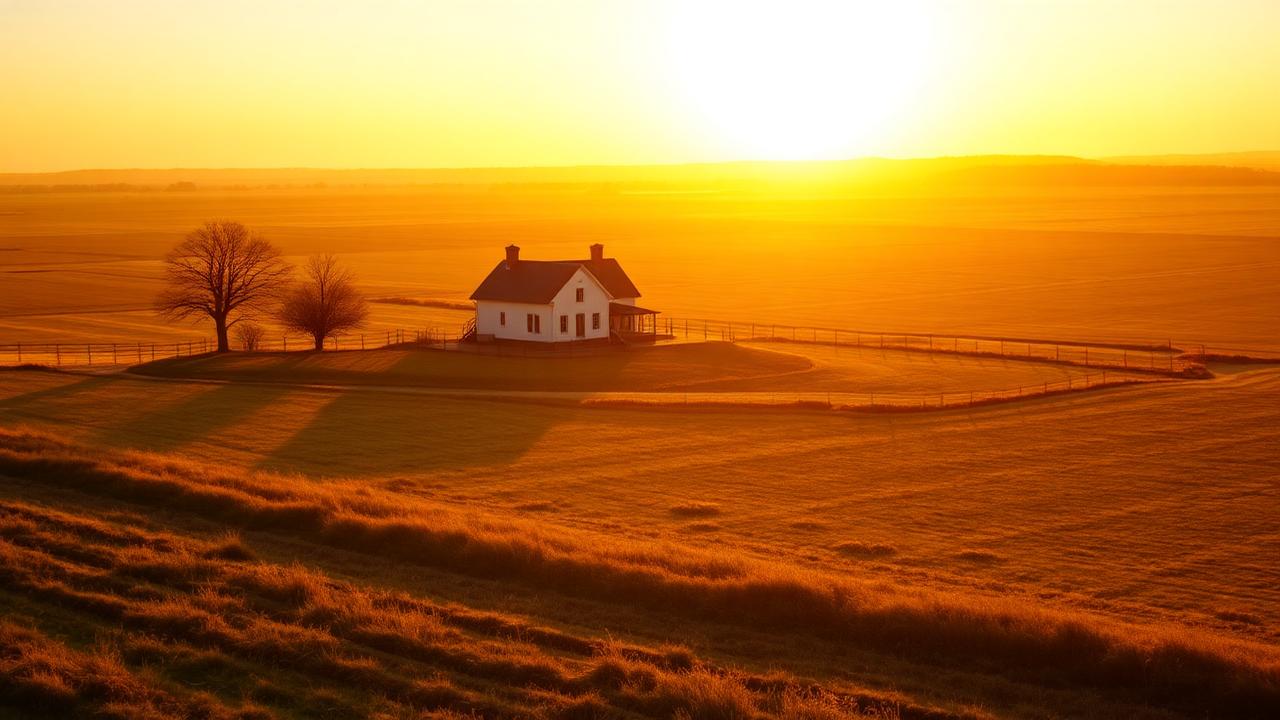 Family farmhouse on inherited estate property