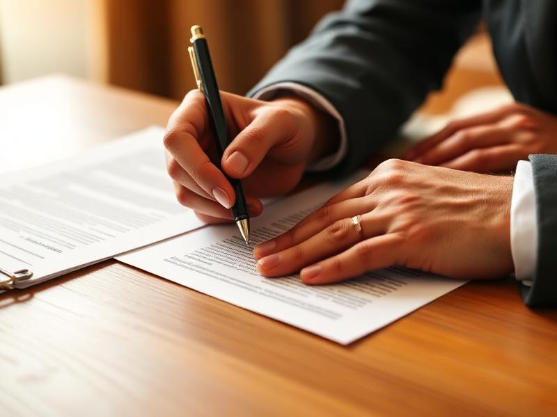 Signing legal documents for inherited land sale in Tennessee