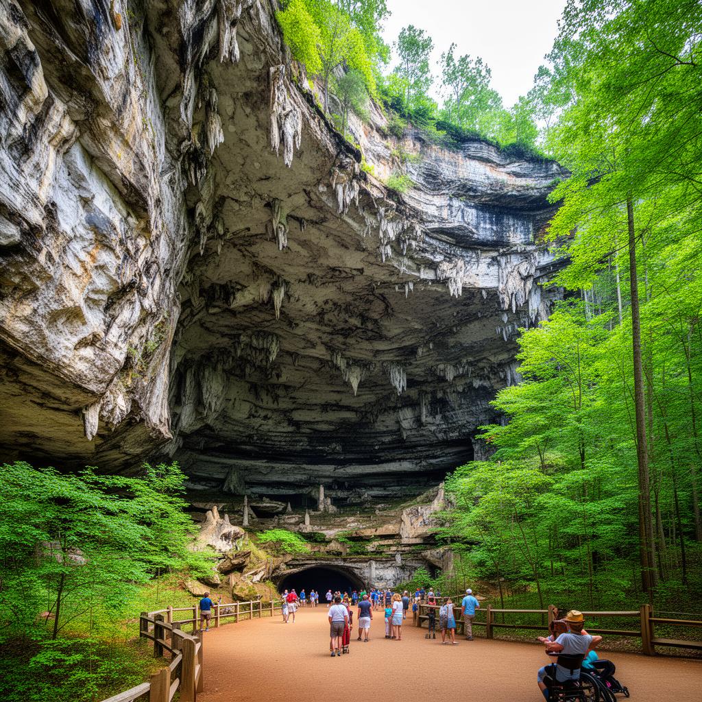 Cathedral Caverns State Park in Jackson County, Alabama