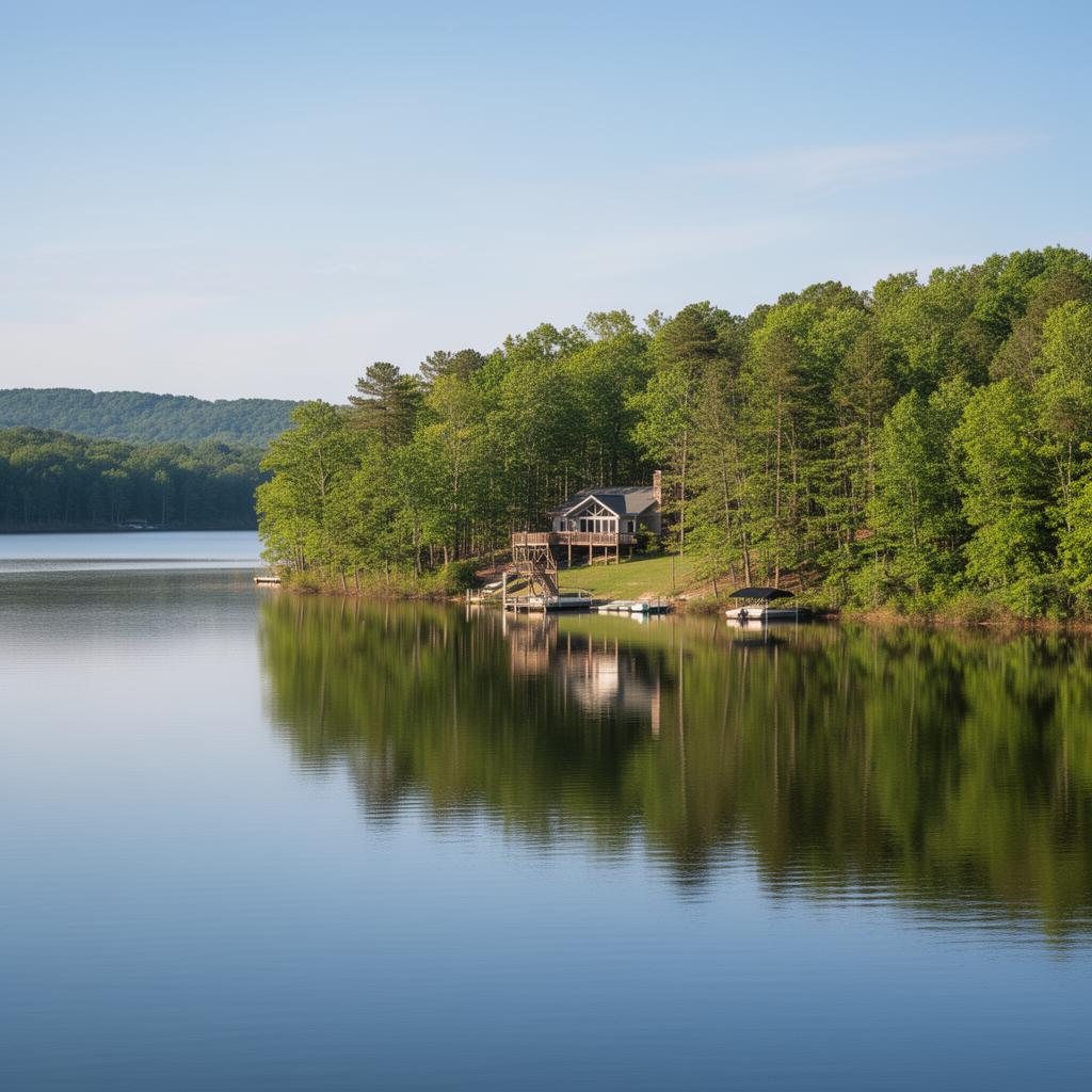 Douglas Lake waterfront property in Jefferson County