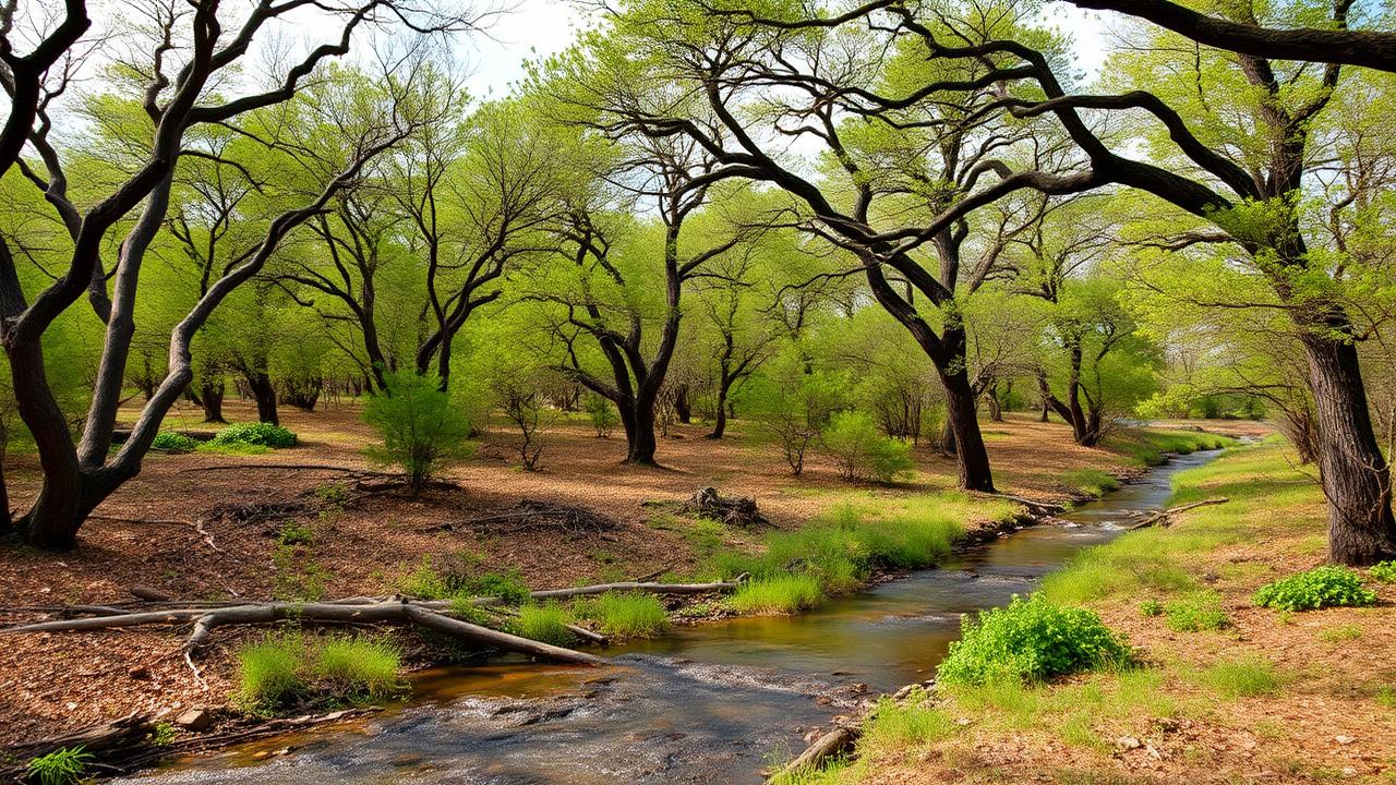 Kerr County Texas wooded property with creek