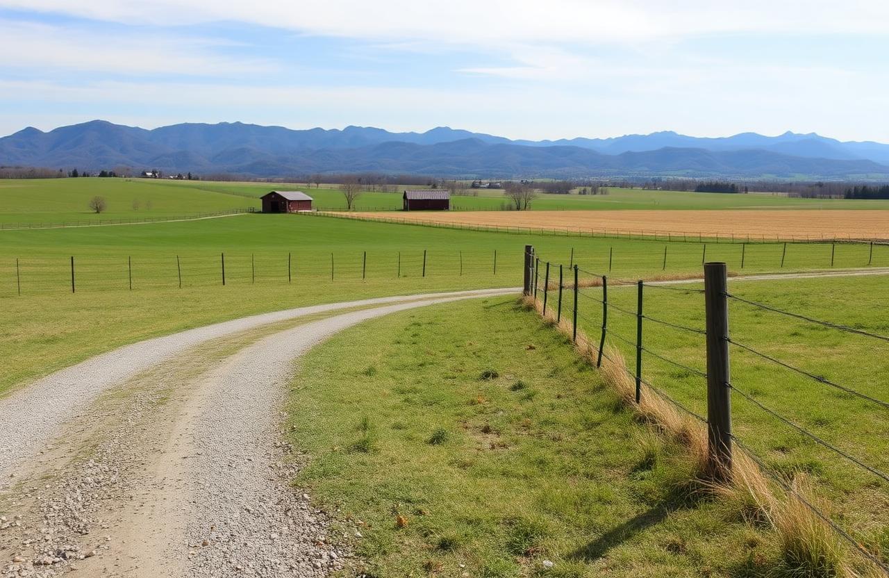 Farm acreage in Knox County Tennessee