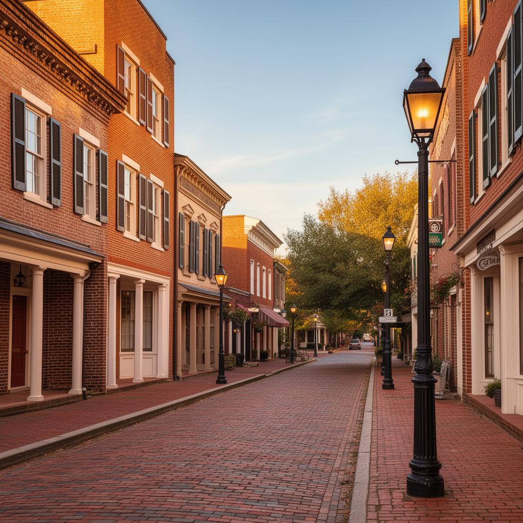 Historic downtown Dublin, Georgia in Laurens County