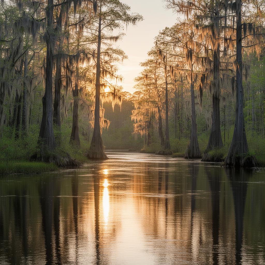 Oconee River flowing through wooded landscape in Laurens County