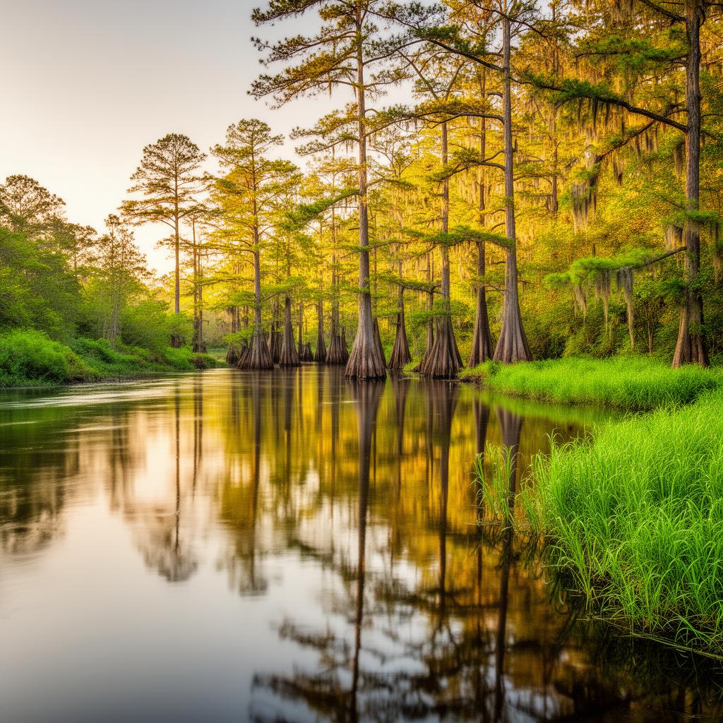 Neuse River in Lenoir County, North Carolina