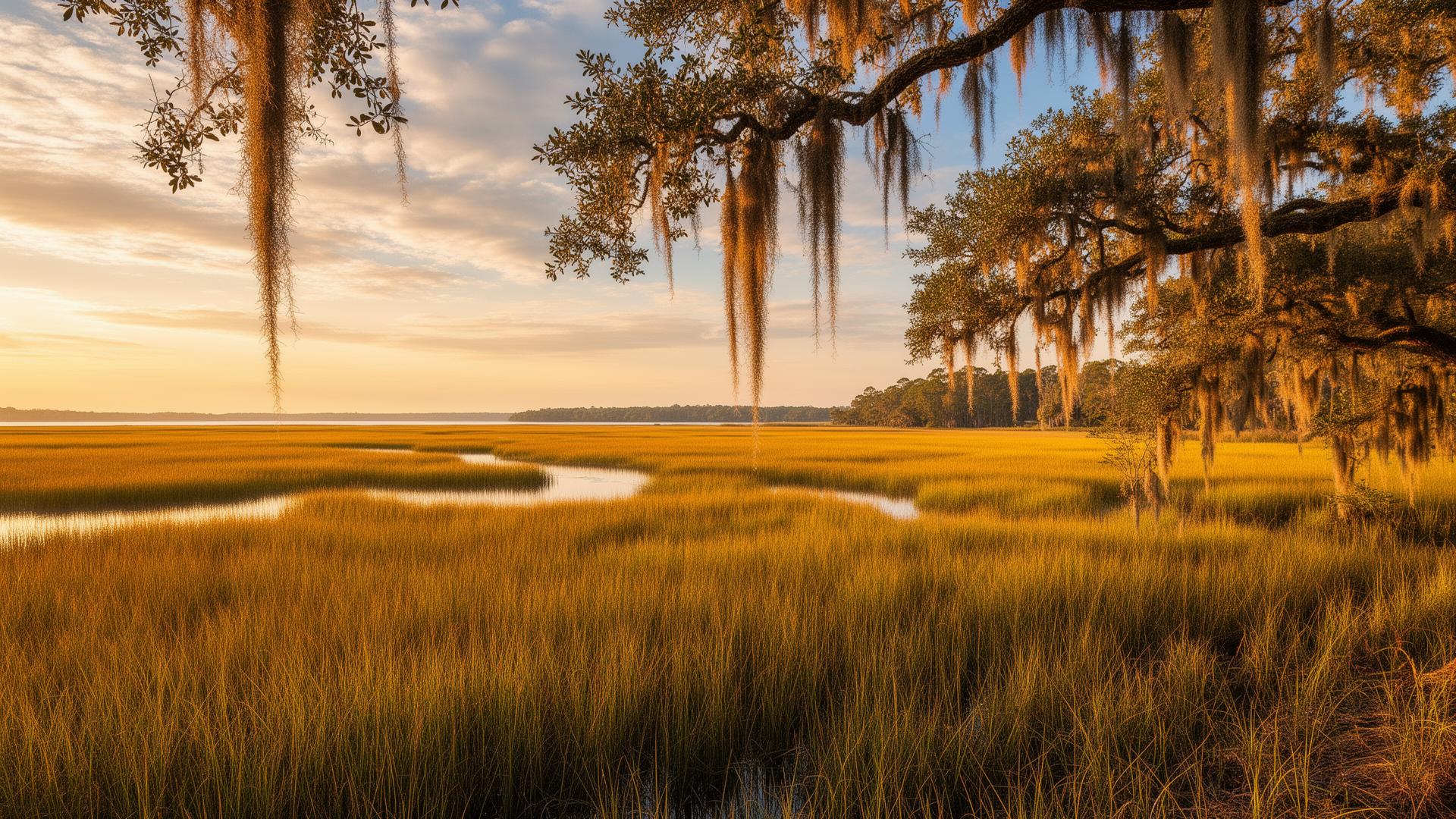Liberty County Georgia coastal marsh landscape