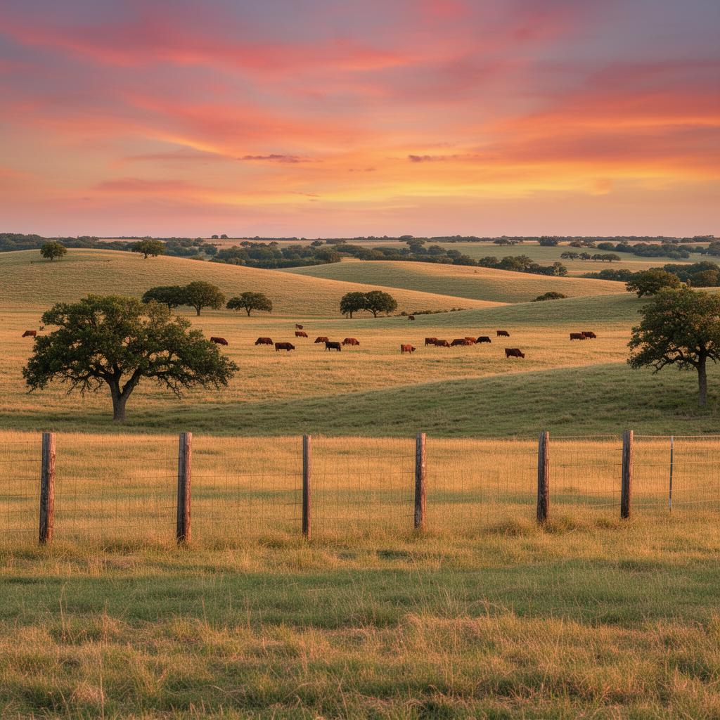Ranch land and pastures in Logan County, Oklahoma