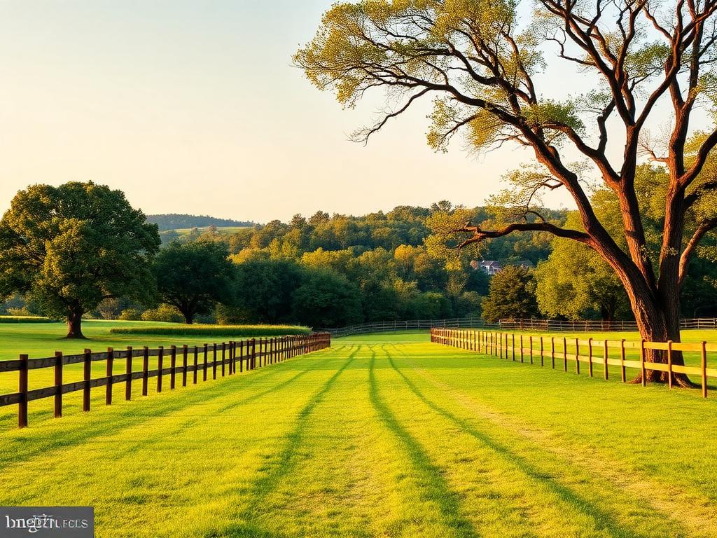 Loudoun County farmland with fences