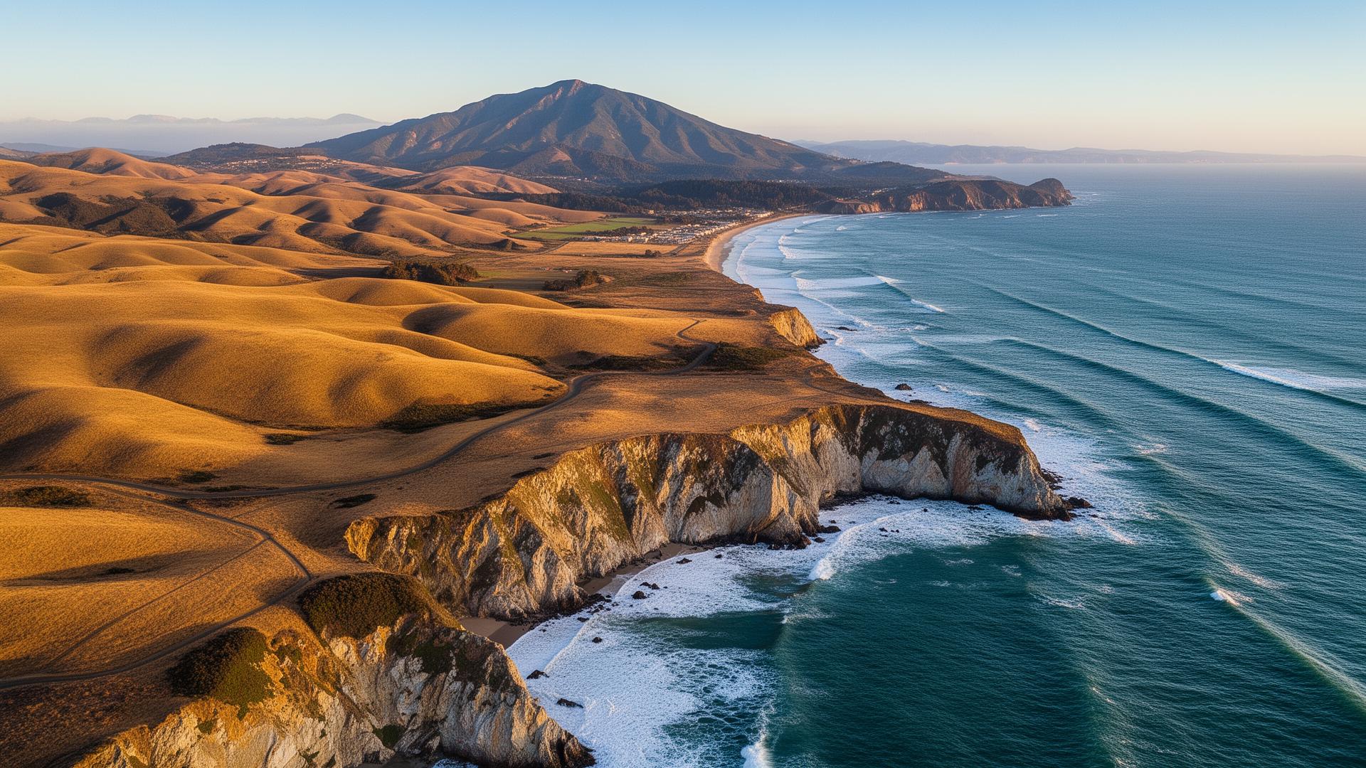 Marin County California coastline