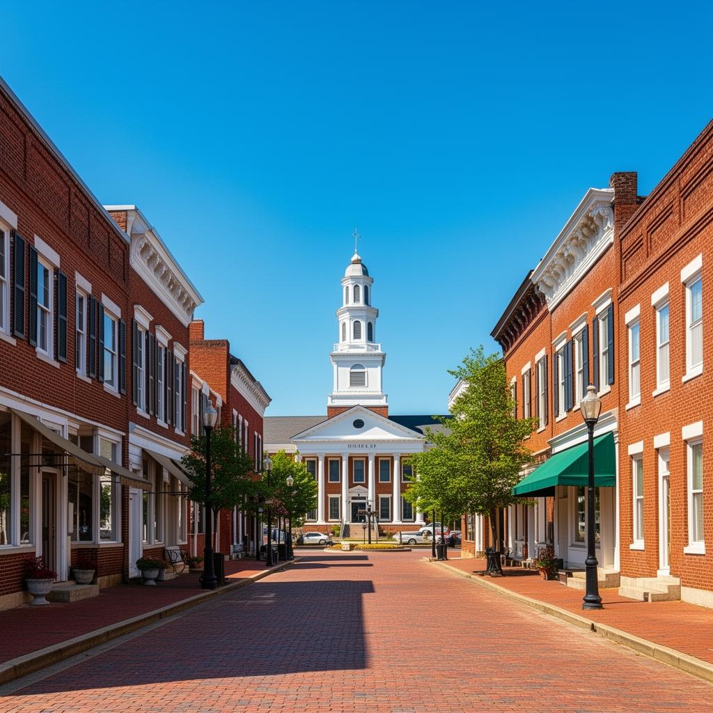Historic downtown Columbia, Tennessee