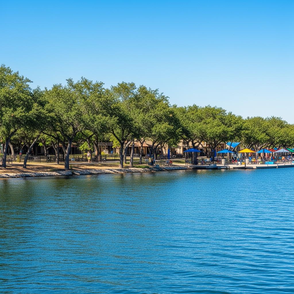 Lake Waco waterfront property in McLennan County