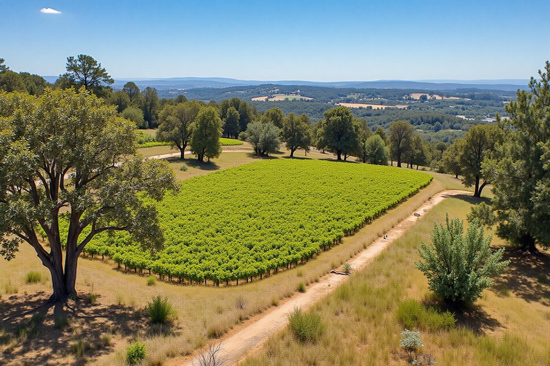 Rural land property in Mendocino County CA wine country