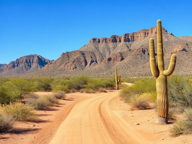 Remote desert land in Mohave County
