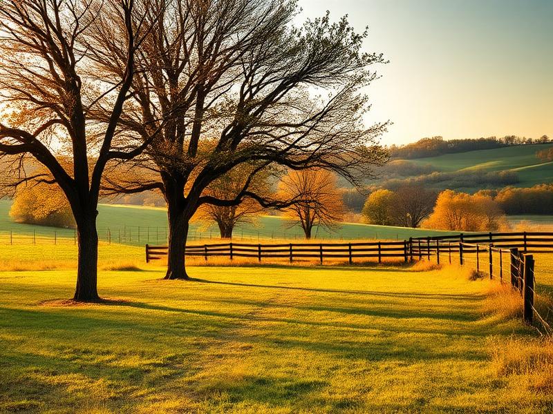 Open meadow land in Montgomery County