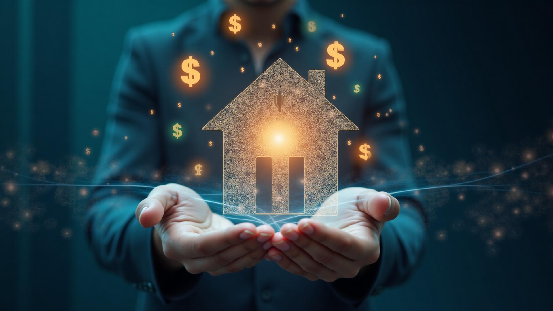 Digital visualization of mortgage money creation and property price inflation